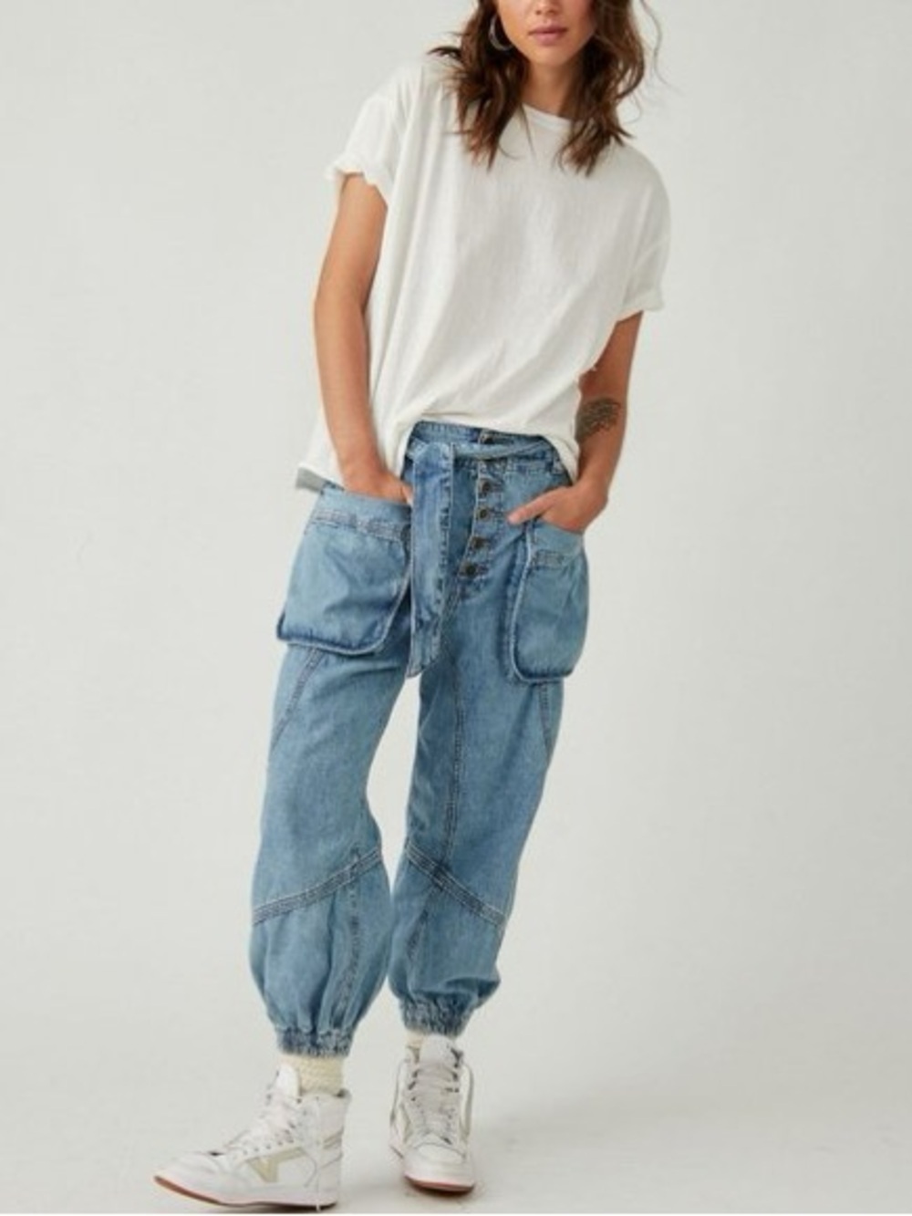 FREE PEOPLE / Mai Tai Joggers Woodstock Blue
